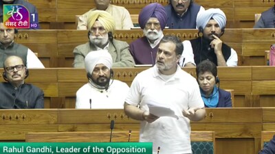 Rahul Gandhi in the Lok Sabha on Monday.