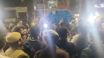 According to ABVP, a woman journalist covering a protest on the campus was allegedly attacked on Friday. (Image: PTI)