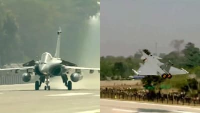The air show was witnessed by PM Modi. (Image: ANI)