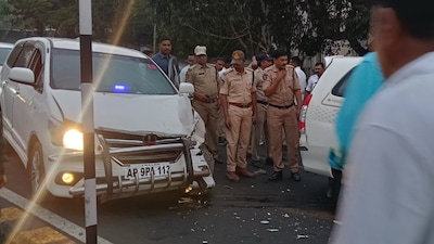 Sudden braking triggered a collision in Pawan Kalyan’s convoy.
