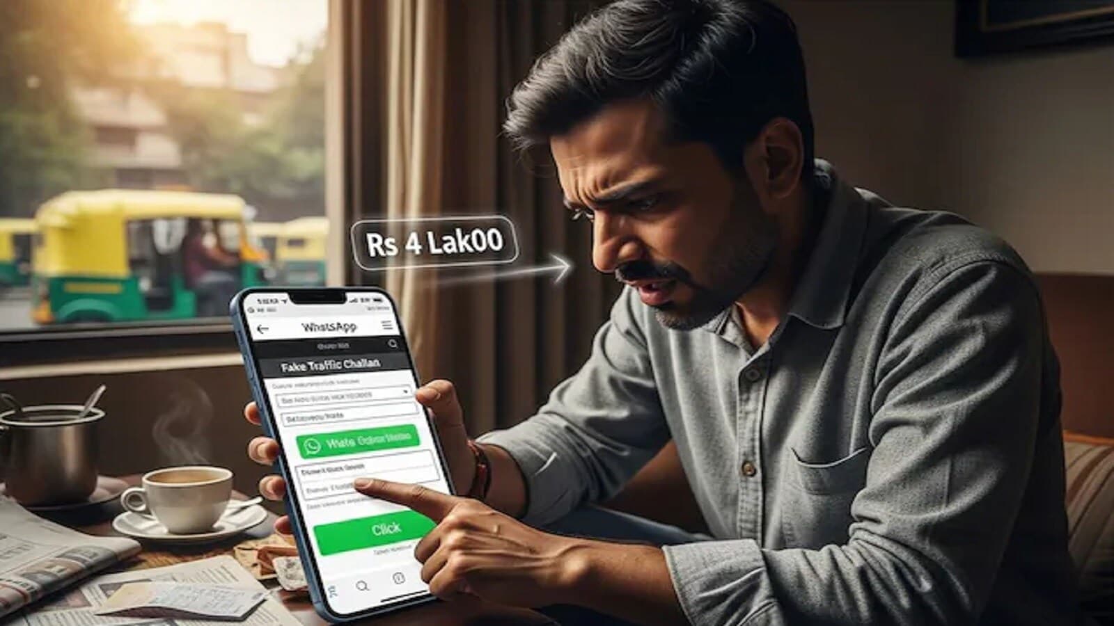  सध्याच्या काळात ऑनलाइन स्कॅम हे मोठ्या प्रमाणात वाढले आहे. यामध्ये अनेक सर्वसामान्य लोक अडकतात आणि त्यांना आपल्या मेहनतीचे पैसे गमवावे लागतात. दिल्लीमध्ये एक व्यक्ती व्हॉट्सअॅपवर आलेल्या बनावट ट्रॅफिक चालान मेसेजचा बळी ठरला. त्याला 4 लाख रुपये गमवावी लागली. यावरुन दिसतं की, सायबर फसवणूक करणारे हे सरकारी भाषा आणि विश्वासार्ह नावांचा वापर करुन सामान्य जनतेला फसवत आहेत.