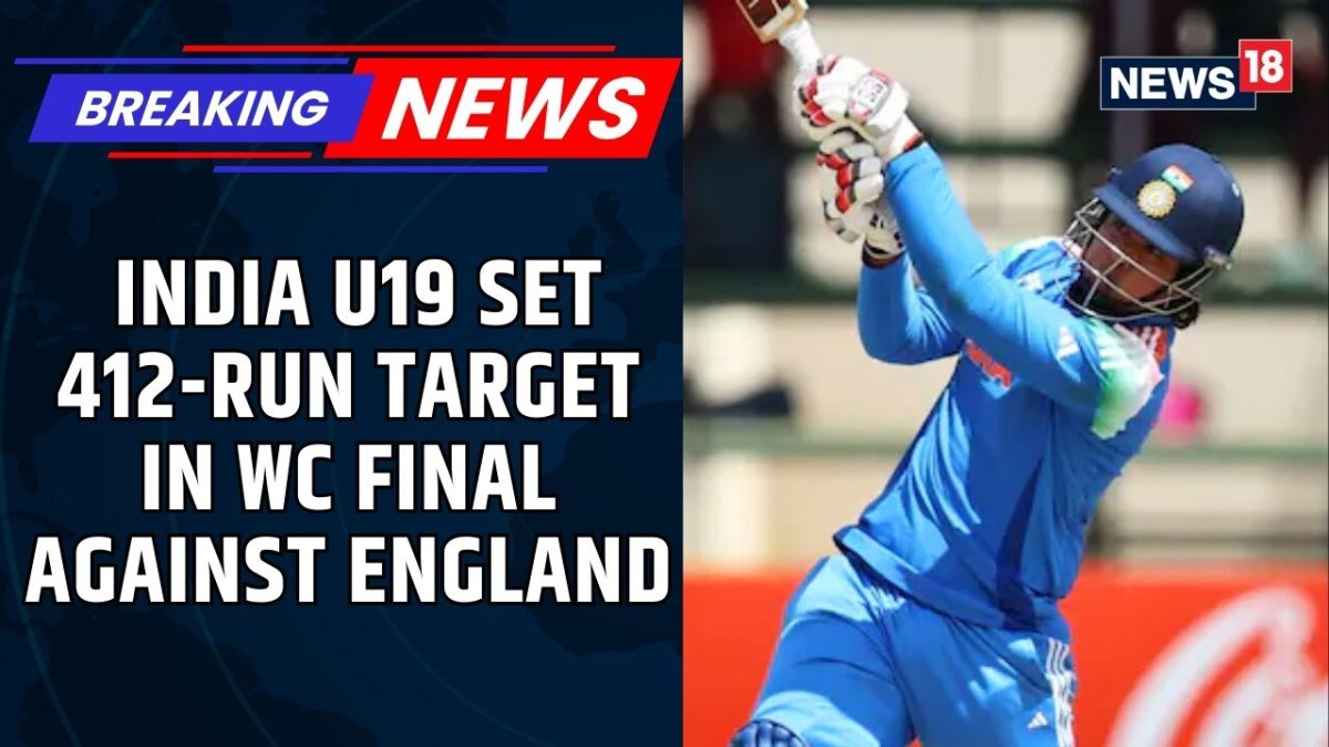 U-19 World Cup Final: India Set Whopping Target Of 412 For England After Vaibhav Suryavanshi’s 175