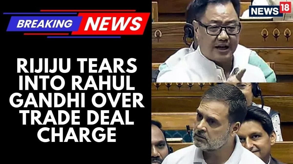 Parliament Budget Session 2026: Rijiju Counters Rahul Gandhi's Charges, Says 'Nobody Can Sell India'
