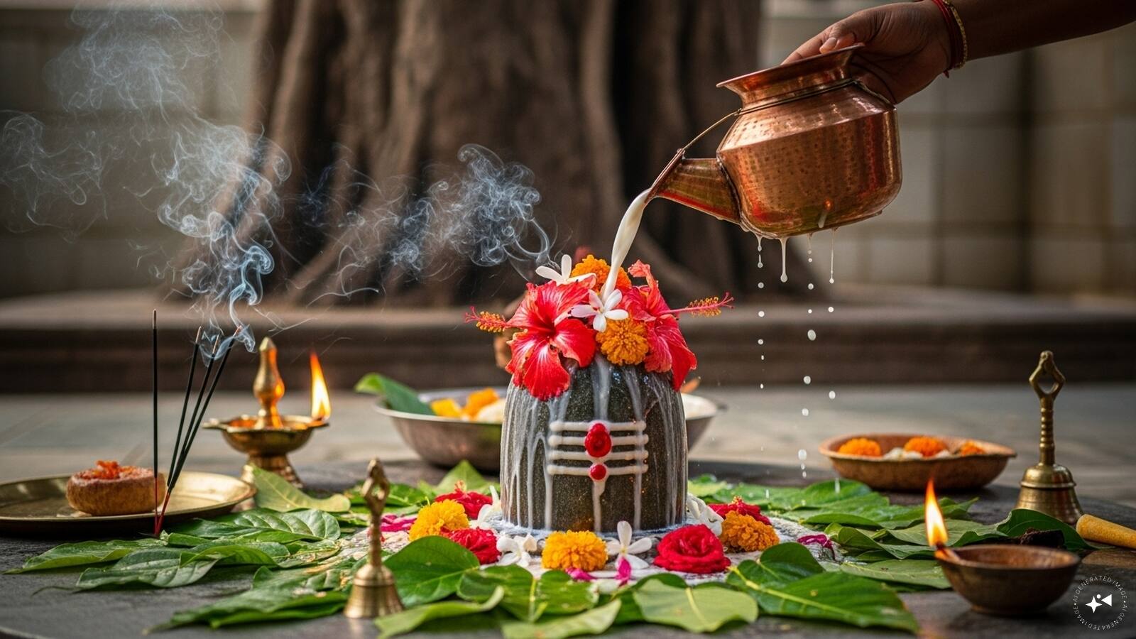 વેદ અનુસાર, ભગવાન શિવ સમગ્ર બ્રહ્માંડમાં એકમાત્ર એવા દેવતા છે જેમની પૂજા લિંગના રૂપમાં થાય છે. ભગવાન શિવને લિંગના રૂપમાં પૂજવામાં આવે છે કારણ કે તે સમગ્ર બ્રહ્માંડના મૂળ કારણ છે. ભગવાન શિવને આદિ અને અંતના દેવતા માનવામાં આવે છે. એવું માનવામાં આવે છે કે ભગવાન શિવનું કોઈ સ્વરૂપ નથી કે કોઈ આકાર નથી. મહાદેવને નિરાકાર માનવામાં આવે છે. (AI-generated)