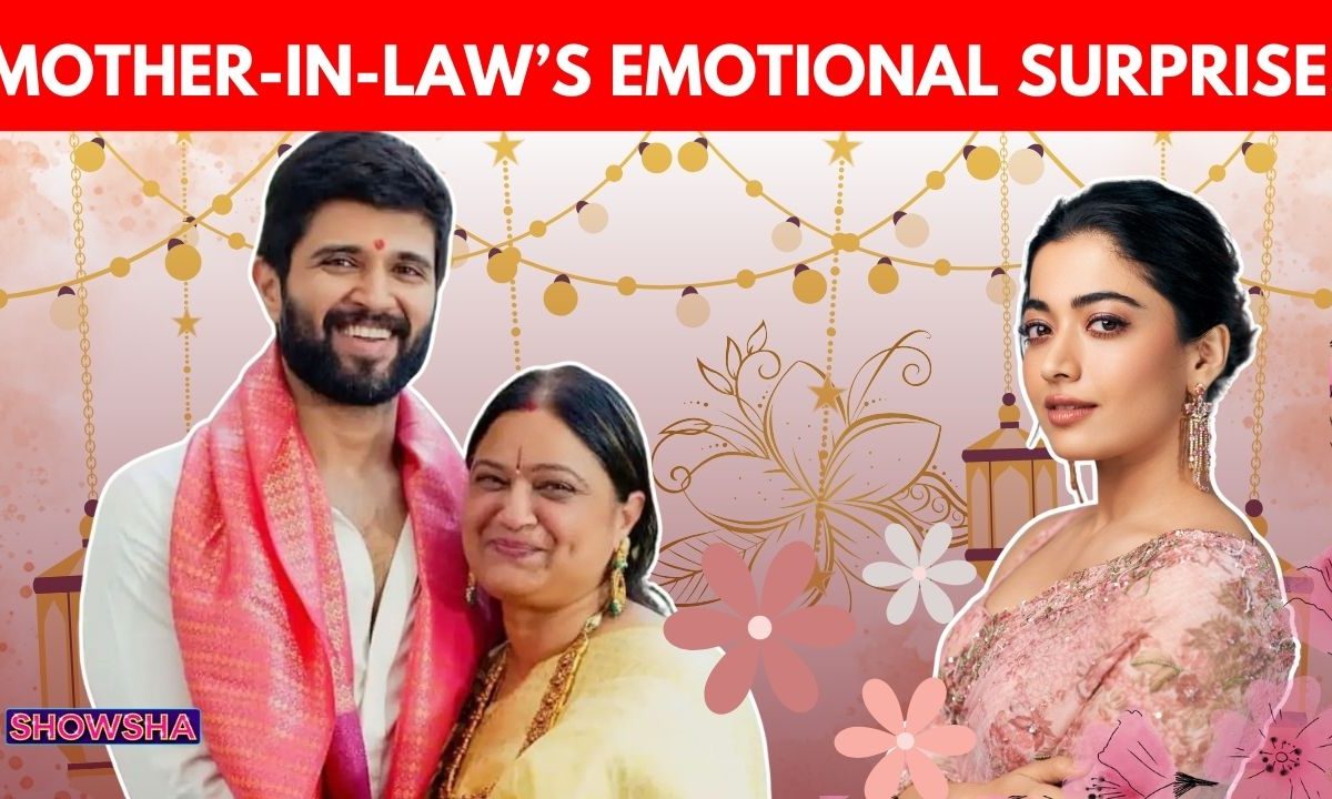Vijay Deverakonda’s Mom Welcomes Rashmika With Special Gift At Sangeet | WATCH