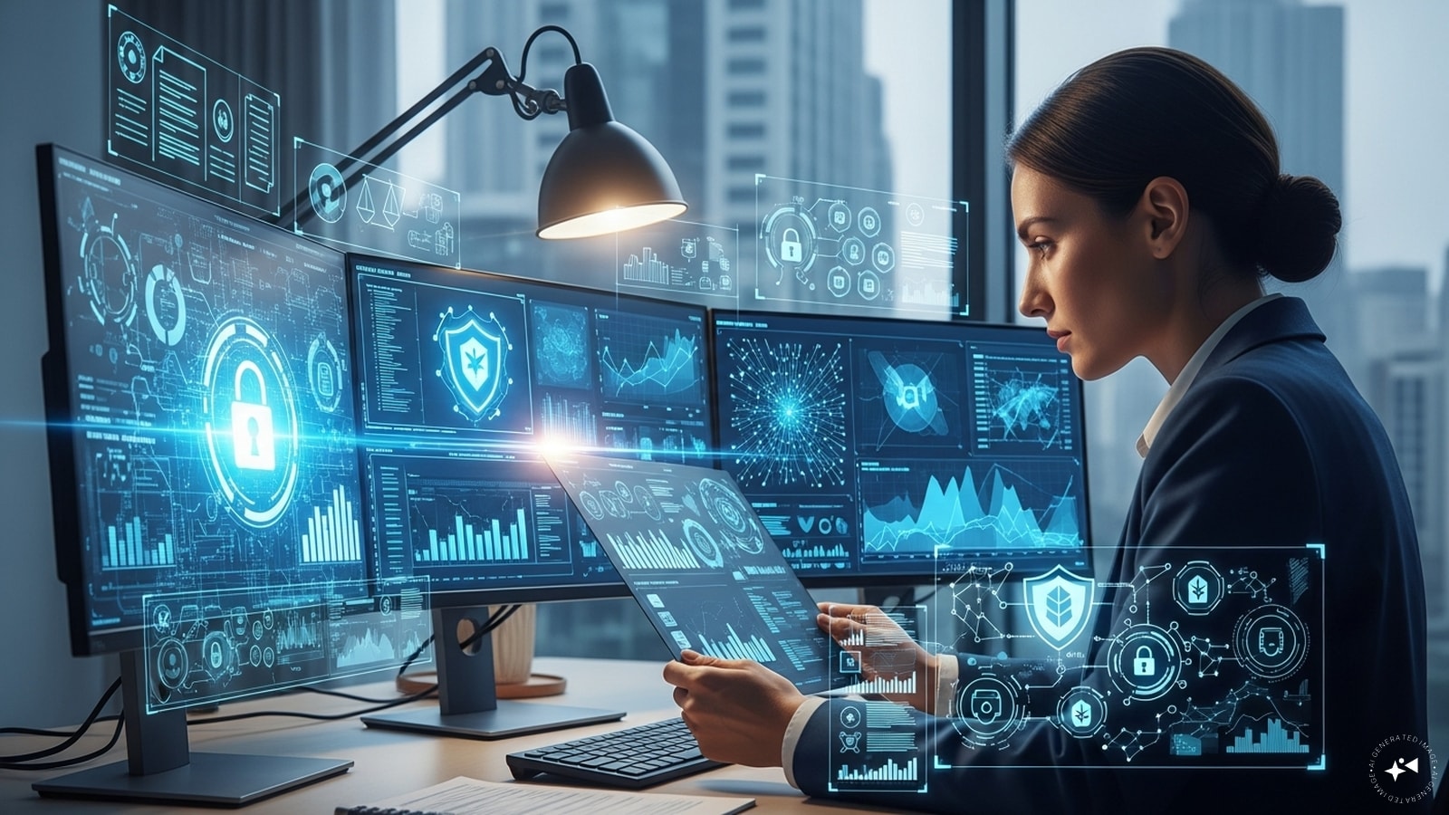 AI Governance Specialists are becoming vital hires because organisations must monitor compliance, privacy, security and ethical standards while deploying increasingly powerful artificial intelligence systems. (IMAGE: AI-GENERATED/NEWS18) 