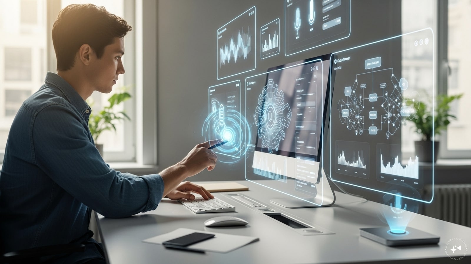 AI Interaction Designers are becoming critical in the AI economy because they create natural, intuitive ways for people to communicate with chatbots, virtual assistants and automated intelligent systems. (IMAGE: AI-GENERATED/NEWS18) 