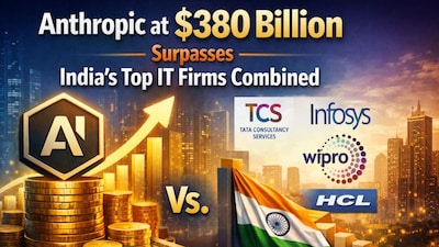 Anthropic's valuation surpassed combined value of total IT firms in India