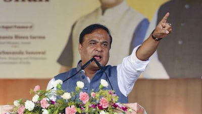 The BJP will contest the elections under the leadership of chief minister Himanta Biswa Sarma, reaffirming continuity at the top. (PTI)