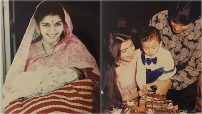 Bhagyashree Shares Unseen Photos With Son Abhimanyu On His Birthday