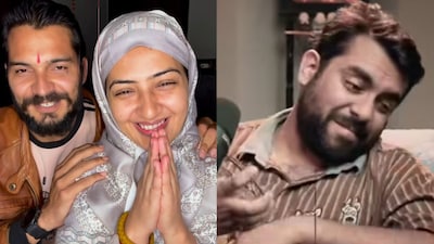 Chandrika Dixit, aka Vada Pav Girl, reveals the identity of the mystery man in a new video as husband Yugam Gera publicly apologises, saying ‘Mujhe maaf kar de.’