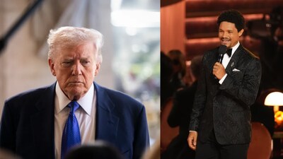 Grammy Awards 2026 host Trevor Noah joked about Donald Trump and the Epstein files. (Photo Credit: Instagram))