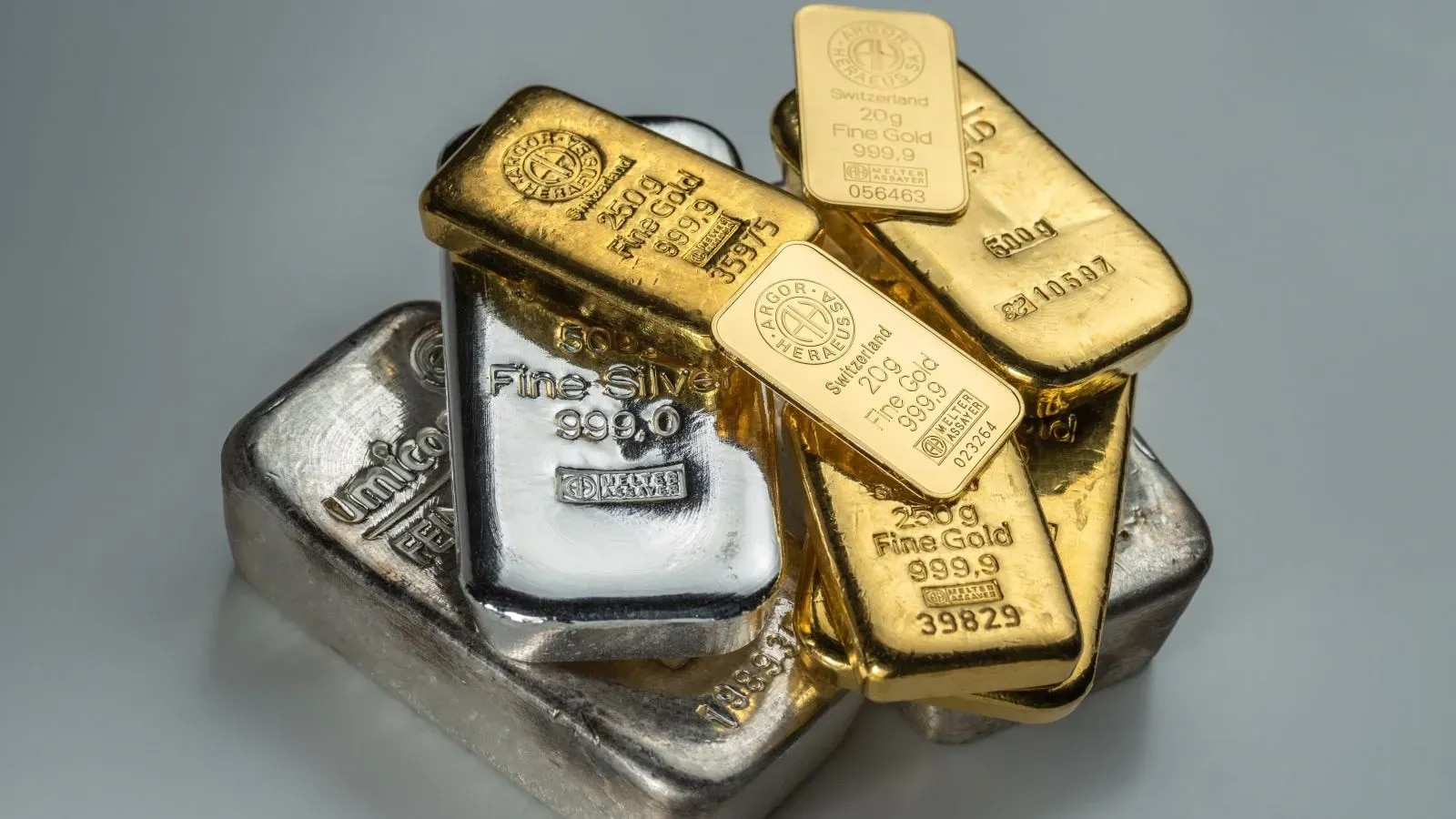 Gold and silver prices, February 12.