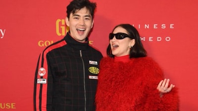 Sean Kaufman and Lola Tung reunited at Gold House’s Lunar New Year party. (Photo Credit : Instagram)