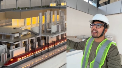 A recent clip shows the scale, cost and layout of the high-speed rail station. (Photo Credit: Instagram)