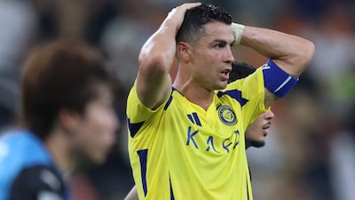 Cristiano Ronaldo with Al Nassr (AFP)