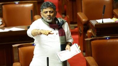 DK Shivakumar has insisted that any formal political shifts would be managed through official channels. Image/News18