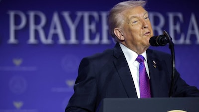 US President Donald Trump (IMAGE: AFP)