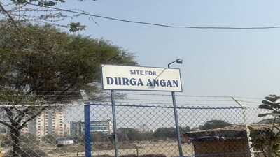 A Durga-themed cultural complex (Durga Angan) in Kolkata, planned over 18 acres with an estimated cost of Rs 270 crore. Image/News18