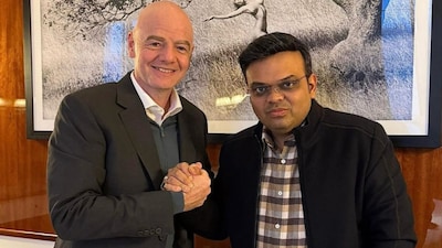 FIFA president Gianni Infantino met ICC Chief Jay Shah