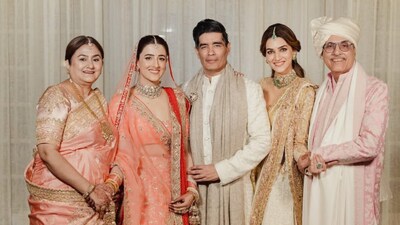Kriti Sanon shared a heartfelt post for Manish Malhotra.