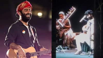 Arijit Singh returned to the stage for first live performance after announcing retirement. (Photo Credit: X)