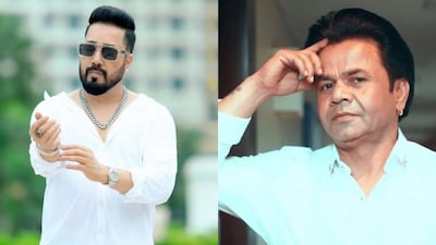 Mika Singh pledges Rs 11 lakh to support Rajpal Yadav.