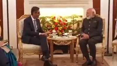 Google CEO Sundar Pichai meets Prime Minister Narendra Modi.