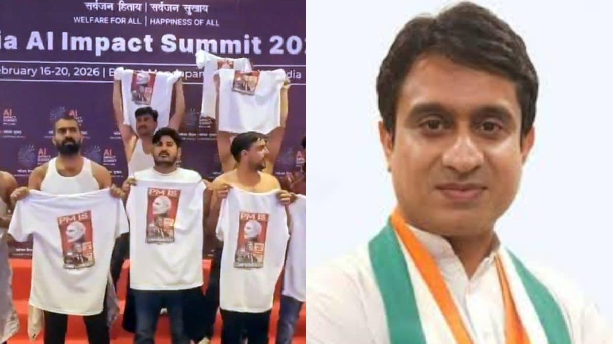 Youth Congress President Arrested Over Shirtless Protest At AI Summit, Cops Call Him Mastermind
