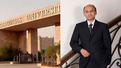 Suneel Galgotia is the founder and Chancellor of the university.
