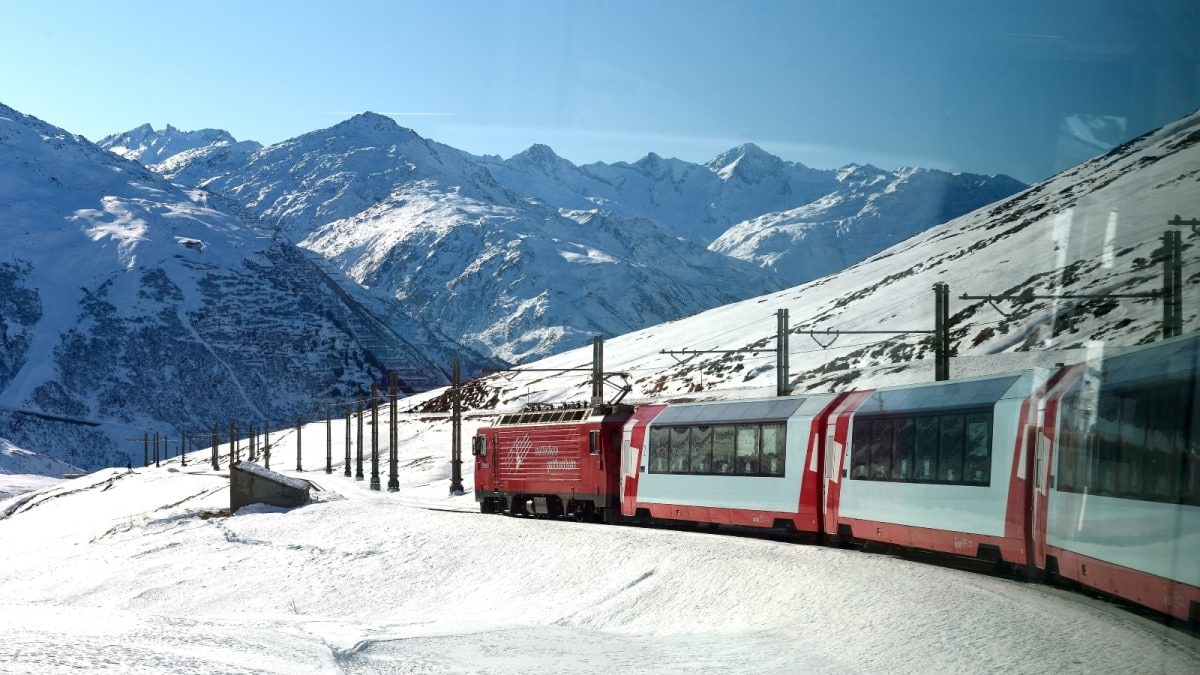 This Swiss Train Ride Through The Alps And A Ticket Can Cost Nearly Rs 1 Lakh
