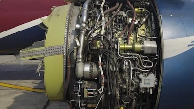 Arik Air Flight made an emergency landing in Benin after a mid-air engine failure en route from Lagos to Port Harcourt. All 80 passengers and crew were safe. (Image: X)