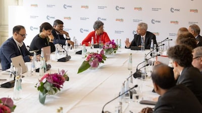 Jaishankar at Munich Security Conference 2026 stressed a nimble foreign policy for India, highlighting the India-EU Union FTA and India-US trade deal amid global uncertainties. (Image: X)