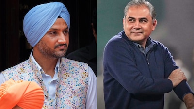Harbhajan Singh challenges Mohsin Naqvi.(PC: PTI, AFP)