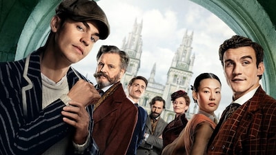 Hero Fiennes Tiffin as a 19-year-old Sherlock Holmes.