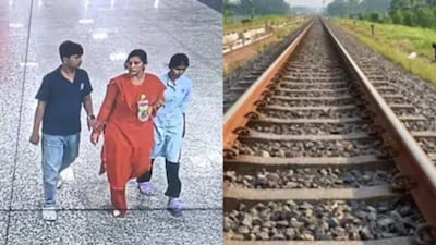 An IT team lead in Hyderabad died by suicide with her two teens near Charlapalli Railway Station. (Image: News18 Telugu)