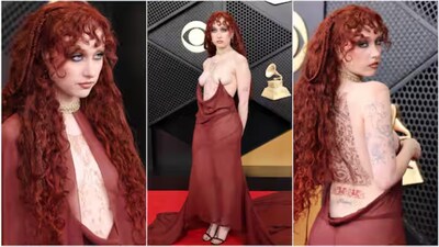 Chappell Roan’s Archival Mugler “Naked Dress” Turns The Grammys Red