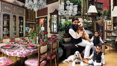 Sabyasachi Mukherjee’s Kolkata mansion is a breathtaking reflection of his maximalist vision, layered with art, antiques, vibrant interiors, and timeless luxury.