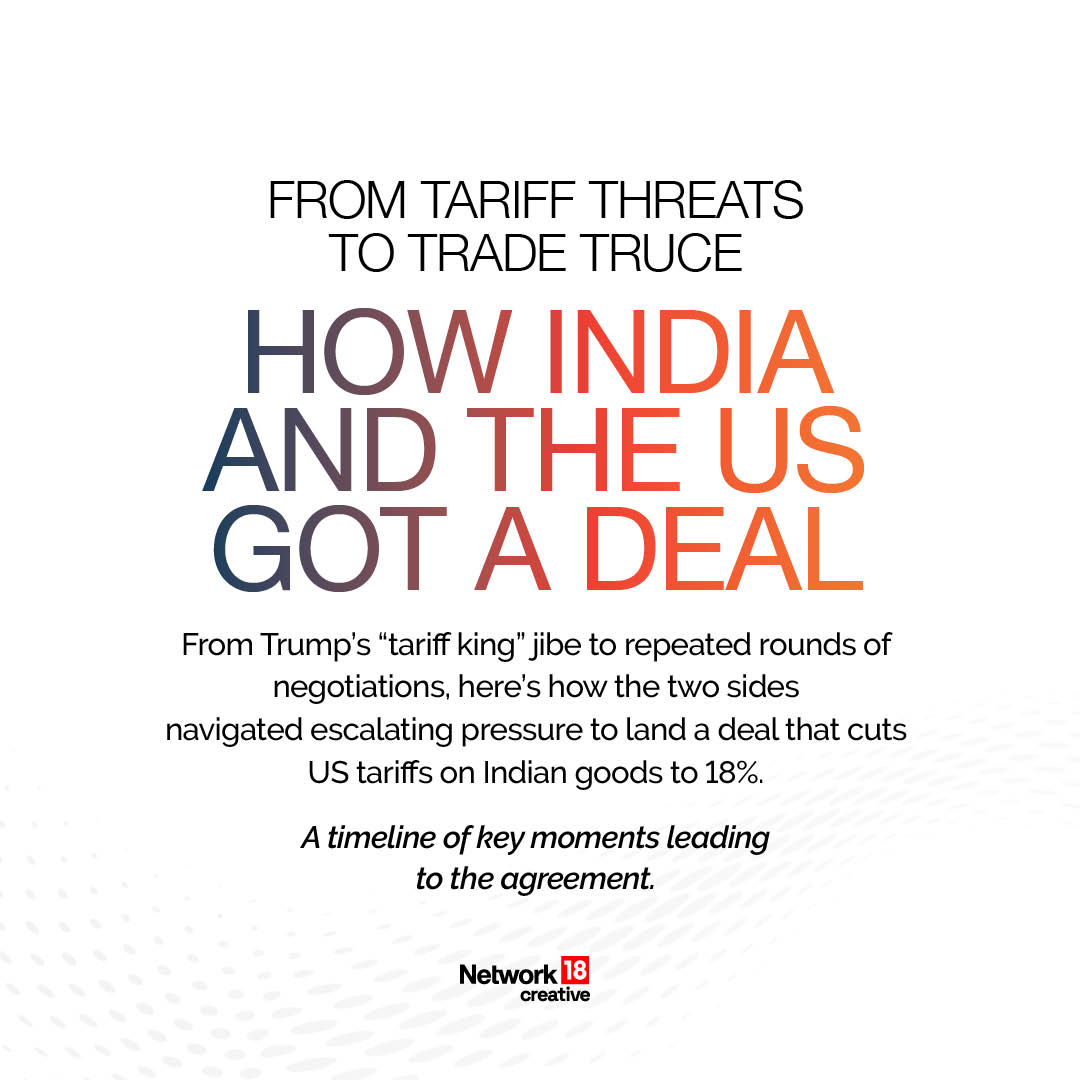 US President Donald Trump slashed tariffs from 25 per cent to 18 per cent after a call with Prime Minister Narendra Modi.