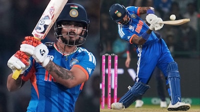 India post their highest T20 World Cup total on February 12 against Namibia in Delhi. (Picture Credit: AP)