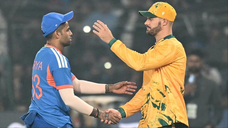 India vs South Africa Live Cricket Score, T20 World Cup 2026 Warm-up match: Stay updated with IND vs SA Ball by Ball Match Updates and Live Scorecard from Navi Mumbai.