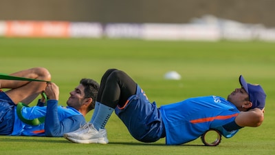 Ishan Kishan And Shubman Gill during during a practice session (PTI)