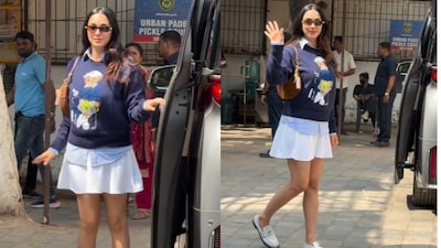 Kiara Advani Looks Stunning In Short Skirt And Blue Sweater, Fans React As Video Goes Viral
