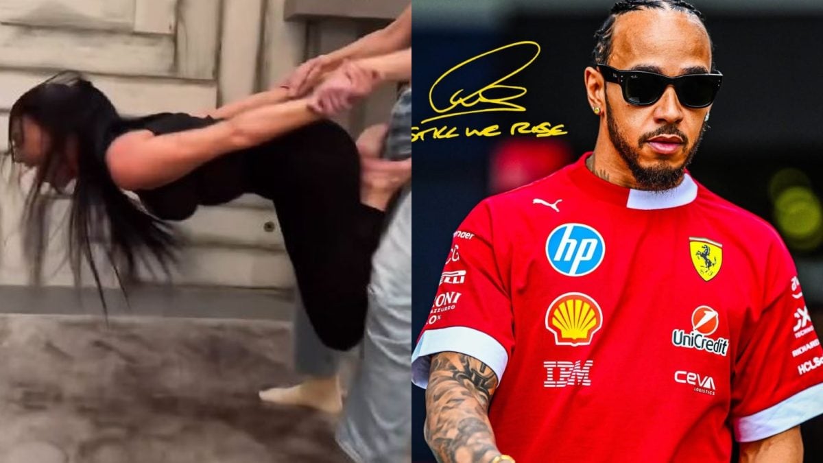 Kim Kardashian And Sisters Fail ‘Titanic Challenge’ As Lewis Hamilton Appears To Cheer On