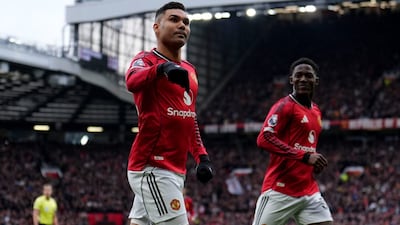 Man United's Casemiro (AP)