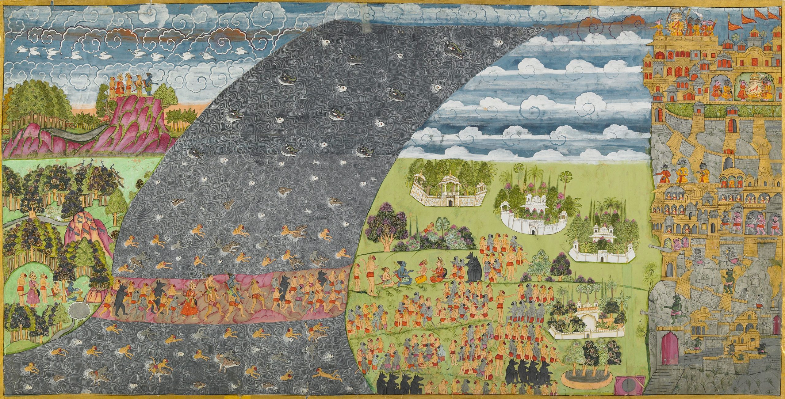 From China To Jodhpur: How 'Swirling Clouds' Travelled Across Empires And Became Marwar Painting's Iconic Motif