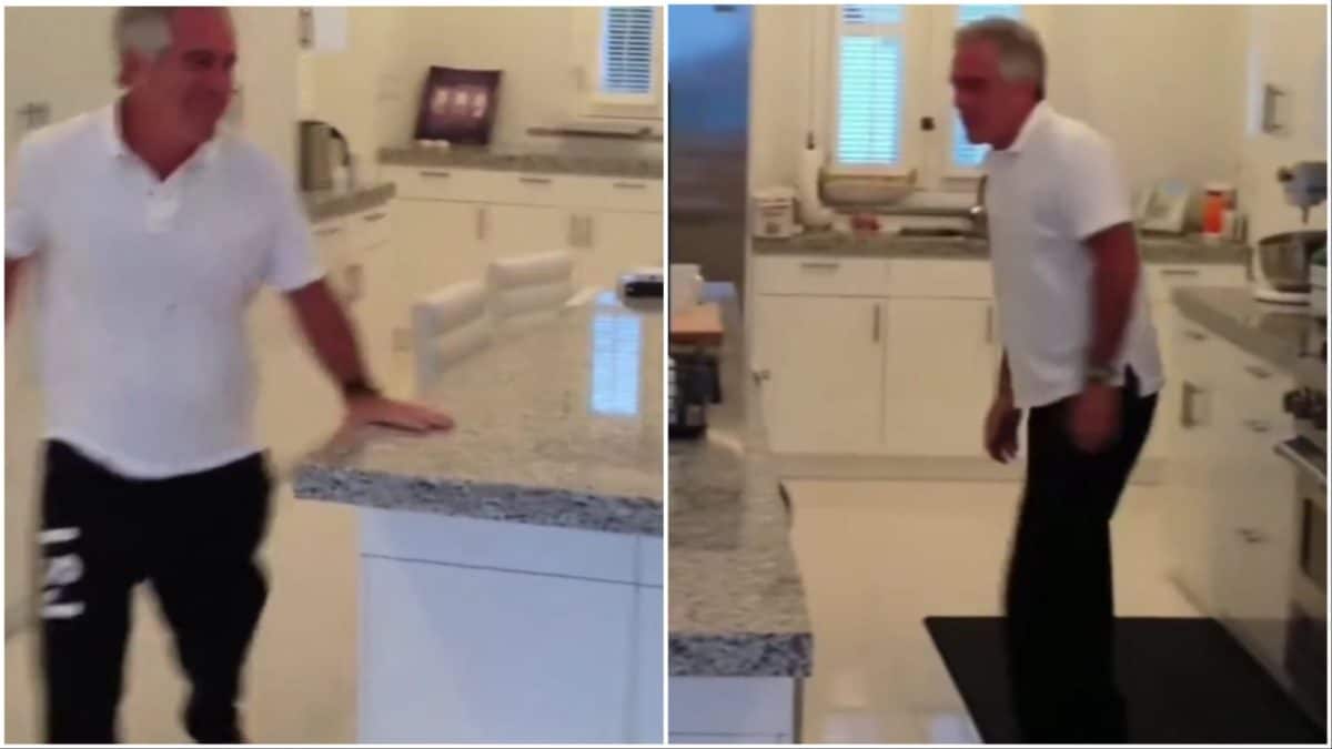 Jeffrey Epstein Playfully Chases Women Around Kitchen, Dances With Another In New Viral Videos