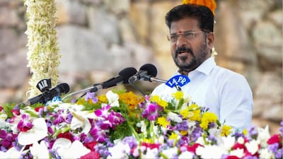 A file photo of Telangana Chief Minister Revanth Reddy (PTI)