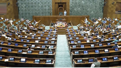 Members attend proceedings in the Lok Sabha during the Budget session of Parliament (Photo: PTI)