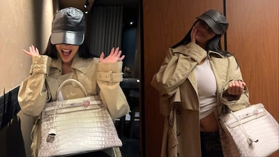 Kylie Jenner’s Himalayan Birkin steals the spotlight in West Hollywood.